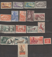 Ex-Colonies Françaises AEF Ensemble De 19 Timbres (Voir Détail) - Otros & Sin Clasificación