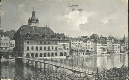 10577473 Luzern LU Luzern Rathaus X 1909 Luzern - Altri & Non Classificati