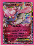 Carte Pokemon Francaise 2016 Promos Xy43 Diancie Ex 140pv Holo Bon Etat - Promos