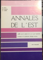 N°4/1984 REVUE TRIMESTRIELLE - Autres & Non Classés