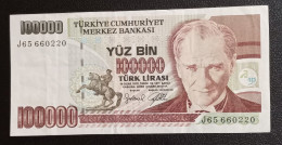 Billet 100000 Lira 1997 Turquie - Türkei