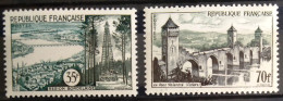 FRANCE                           N° 1118/1119                NEUF*                Cote : 16 € - Unused Stamps