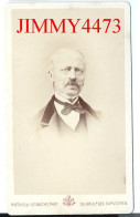 CARTE CDV - Portrait D'un Homme à Identifier  - Tirage Aluminé 19ème - Taille 63 X 104 - Photo M.DEROCHE - Anciennes (Av. 1900)