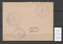 Maroc - Lettre FM - Poste Militaire - TIKOURARINE - 1927 - Cartas & Documentos