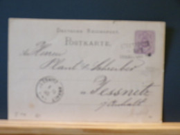104/608  CP ALLEMAGNE 1885 AMB. - Lettres & Documents