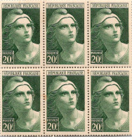 FRANCE -  N° 730 à 733 Bloc De 4Timbres , Bdf:  Neufs ** De 1945-47 - Unused Stamps