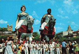 ITALIE - Agosto Messinese - Mata E Grifone - Animé - Carte Postale Ancienne - Messina