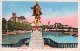 89 AUXERRE LA STATUE DE PAUL BERT - Auxerre
