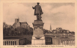 89 AUXERRE LA STATUE DE PAUL BERT - Auxerre