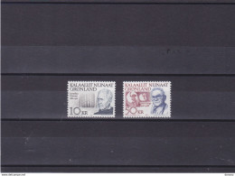 GROENLAND 1991 PERSONNALITES Yvert 209-210, Michel 221-222 NEUF** MNH Cote Yv 25 Euros - Nuevos