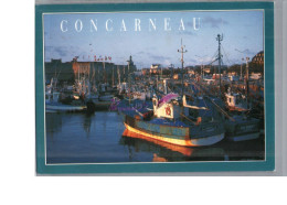 CONCARNEAU 29 - Konk Kerne Le Port De Pêche Et La Ville Close  Bateau - Concarneau