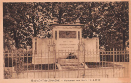 82 BEAUMONT DE LOMAGNE LE MONUMENT AUX MORTS - Other & Unclassified