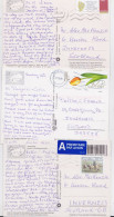 Islande Iceland Island Carte Postale Timbre Europa Stamp Air Mail Postcard Lot Of 5 Picture Postcards - Brieven En Documenten