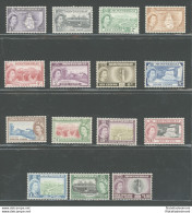 1953-62 Montserrat, Stanley Gibbons N. 136a-149- Serie Di 15 Valori - MNH** - Altri & Non Classificati