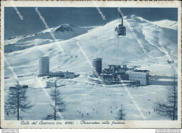 Bu435 Cartolina Colle Del Sestriere Panorama Colla Funivia 1936 Torino Piemonte - Autres & Non Classés