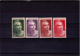 FRANCE -  N° 730 à 733  , Bdf:  Neufs ** De 1945-47 - Unused Stamps