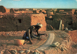 NIGER - Préparation Des Pains De Sel à Teguuidam Tessoum - Animé - Colorisé - Carte Postale - Niger