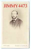 CARTE CDV - Portrait D'un Homme à Identifier - Tirage Aluminé 19ème - Taille 63 X 104 - Photo SAINT EDME - Anciennes (Av. 1900)