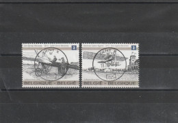 4333/4334 La Poste Aerienne /Luchtpost Vluchten Oblit/gestp Centrale - Used Stamps