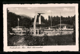 AK Friedrichroda, Städtisches Schwimmbad  - Friedrichroda