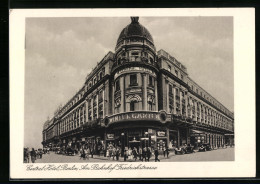 AK Berlin, Central Hotel Mit Strasse  - Mitte