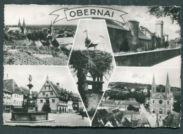 67 - BAS RHIN - Souvenir De OBERNAI - CPSM Multivues - 1956 - Obernai