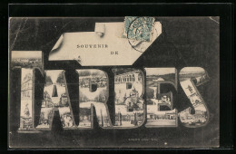 CPA Tarbes, Souvenir, Vues Du Lieu Aus Der Stadt  - Tarbes