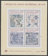 Portugal : 1983, Blockausgabe: Mi. Nr. 42, 500 Jahre Azulejos In Portugal (XII)..  **/MNH - Blocs-feuillets