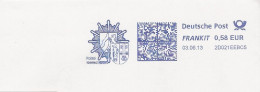 EMA RED METER STAMP FREISTEMPEL ALLEMAGNE DEUTSCHLAND GERMANY POLICE POLICEMAN POLIZEI KREFELD CHEVAL PFERD CLEF - Polizei - Gendarmerie