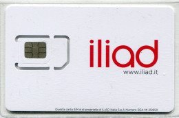 Italia Sim Card Iliad - [2] Handy-, Prepaid- Und Aufladkarten