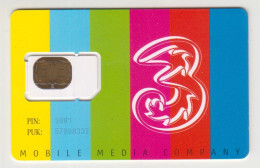 Italia Sim Card Tre Multicolor - [2] Handy-, Prepaid- Und Aufladkarten