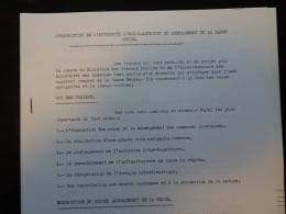 Construction De L'Autoroute Liège-Maastricht Et Aménagement De La Basse Meuse Descriptif 3 Pages Plans : 5 Pages - Travaux Publics