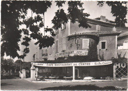 30- BARJAC - Café-restaurant Du  Centre -   Ed  Combier       CP SM   1961  - - Otros & Sin Clasificación