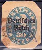 1920 - ALEMANIA - BAVIERA - SELLO DE SERVICIO ESTAMPADO SOBRE CARTA - YVERT 65 - Afgestempeld