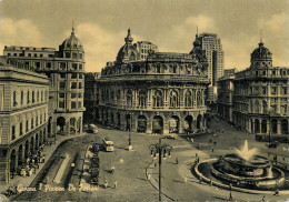 Postcard Italy Genova The Ferrari Square - Genova (Genoa)