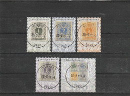 4842/4846 Les 150Ans De 'Inprimerie De Timbre Malines/150 Jaar Zegeldrukkerij Van Mechelen Oblit/gestp Centrale - Used Stamps