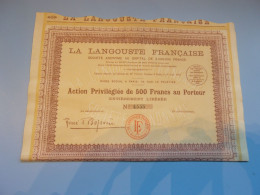 LA LANGOUSTE FRANCAISE - Other & Unclassified