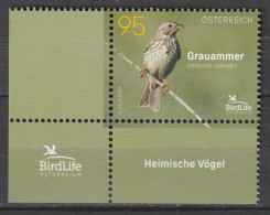 Österreich 2024 Vögel Grauammer ** Postfrisch - Ungebraucht