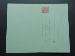 Très Belle Carte-postale Avec Réponse Payée Neuve N°. A6 - Standaardpostkaarten En TSC (Voor 1995)