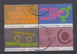 BELGIË - OPB - 2002 - Nr 3123/24 + 3127/28 - Gest/Obl/Us - Used Stamps