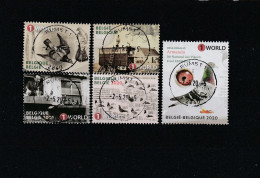 4919/4923 La Colombophile Et Son Histoire/Duivensport Oblit/gestp Centrale - Used Stamps