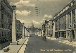 Postcard Italy Rome Via Della Conciliazione - Otros Monumentos Y Edificios