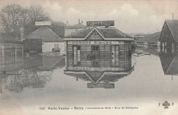 75 PARIS VENISE BERCY INONDATIONS 1910 RUE ST-EUSTEPHE - 2595 - Inondations De 1910