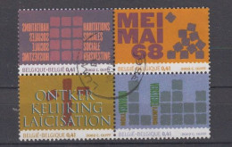 BELGIË - OPB - 2002 - Nr 3111/12 + 3115/16 - Gest/Obl/Us - Used Stamps