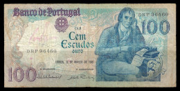 Portugal 12.03.1985 Banknote 100 Escudos P-178d Circulated + FREE GIFT - Portugal