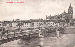 ITALIE - Verona - Ponte Nave - Vue Sur Le Pont - Animé - Carte Postale Ancienne - Verona