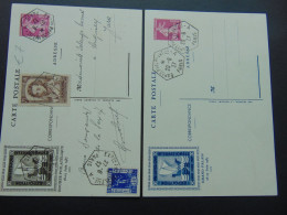 Très Bel Ensemble De Cartes Postales Au Type Semeuse Camée à 20 Centimes émises Pour L'exposition Philatélique De Paris - Standard Postcards & Stamped On Demand (before 1995)