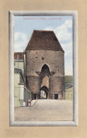 HAINBURG An Der Donau, Wiener Tor, Sehr Schöne Gemäldekarte, Vermerk L 743, J.P.W., Um 1912 - Hainburg