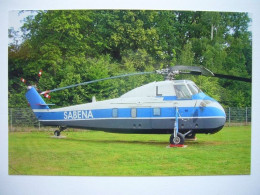Avion / Airplane /  SABENA / Helicopter / Sikorsky S58 / Photo  Size : 10X15 Cm - Helicopters