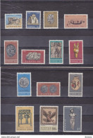 CHYPRE 1966 Monastères, églises, Monnaies, Vases  Yvert 265-278, Michel 273-286 NEUF** MNH Cote Y  50 Euros - Unused Stamps
